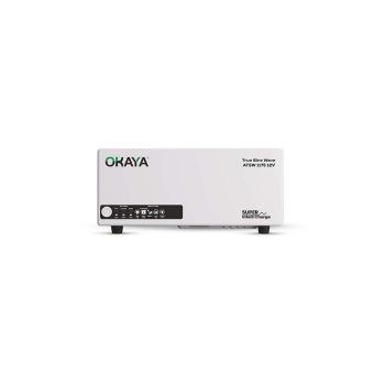Okaya ATSW 1175 12V Home UPS Inverter | Advanced True Sine Wave Technology | 925 VA / 740 Watt | LED Display | Fast Charging & Appliance Safe | 36-Month Warranty