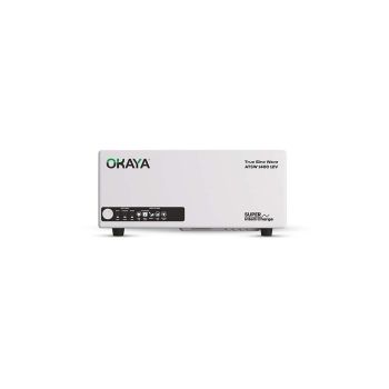 Okaya ATSW 1400 12V Home UPS Inverter | Advanced True Sine Wave Technology | 1150 VA / 920 Watt | LED Display | Fast Charging & Appliance Safe | 36-Month Warranty